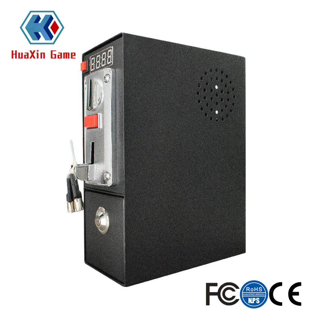 Coin Operated Timer Control Box, Multi Coin Acceptor, Power Supply with