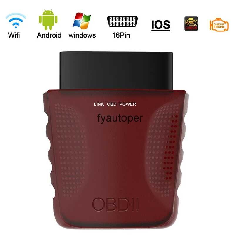 OBD Scanner Car Diagnostic Tool Interface Adapte For Android/Pc/Ios ...