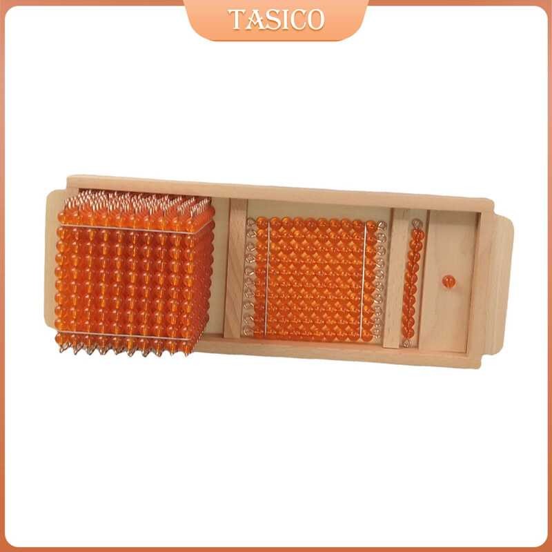 Montessori Bead Tasico Material Set ching Aids Mathematics ching ...