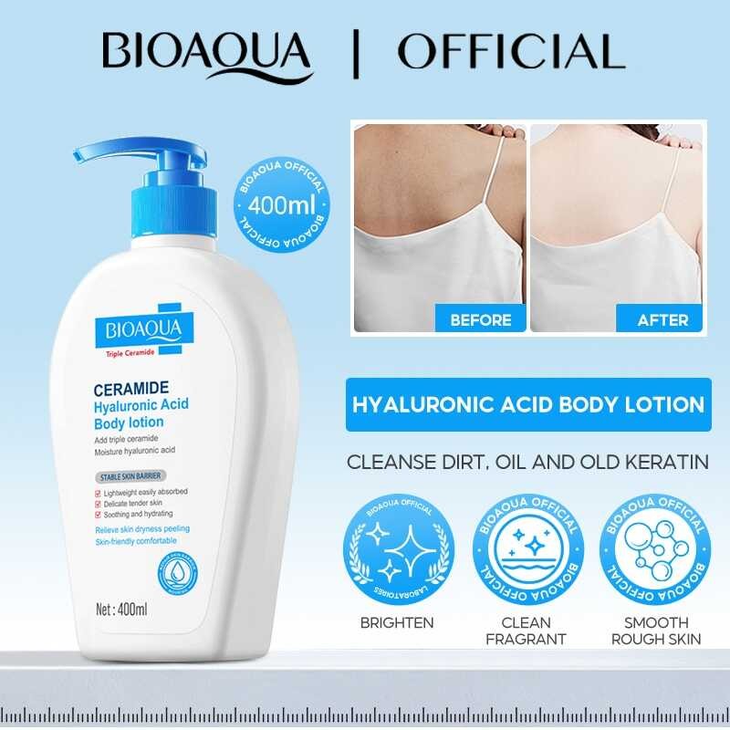 BIOAOUA Niacinamide Body 400G Even Tone Permanent Whitening Lotion ...