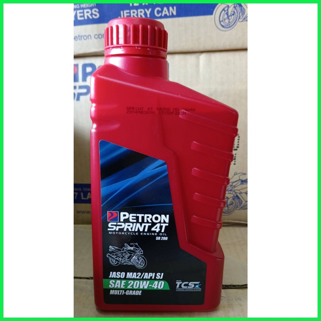 ⚕ petron sprint multigr 4T sr 100 SAE 40 rider 1liter | Shopee Philippines
