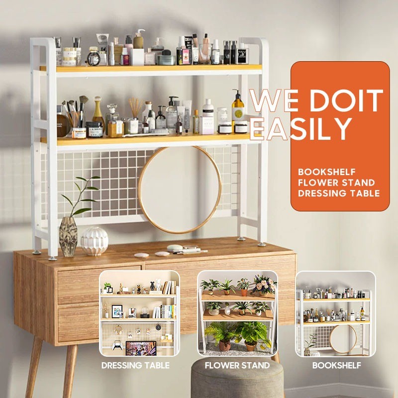 COD Desktop Rack bookshelf Multi-Layer Tabletop Storage Shelf for Study ...