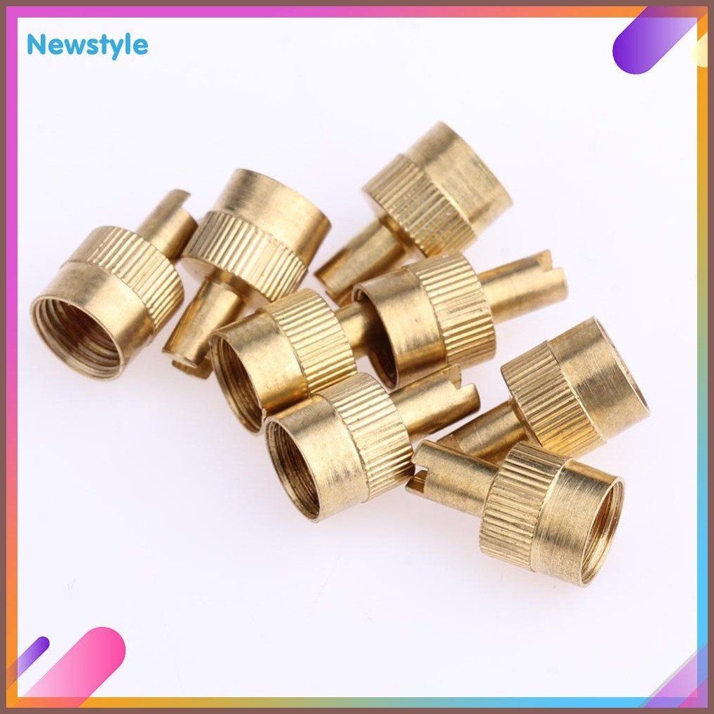 ∰ 8pcs Slotted Head Valve Stem Caps with Core Remover Tool for Car ...