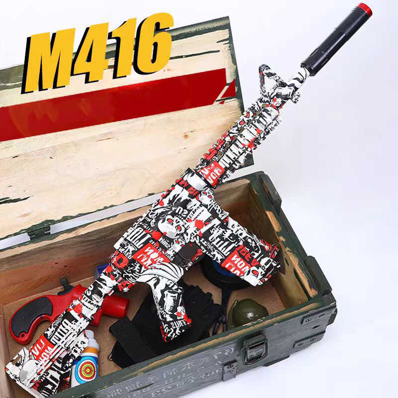 M416 Gel Blaster Gun Toy For Kids Electric Gel Blasters M4a1 Automatic ...