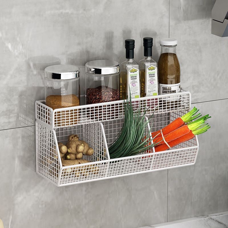Double Kitchen Storage Wall Hanging Storage Rack Onion Ginger Garlic ...