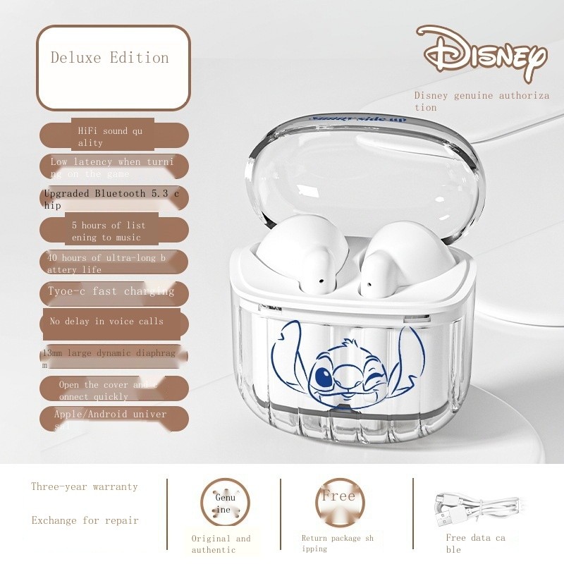 New transparent space capsule wireless Bluetooth headset, high