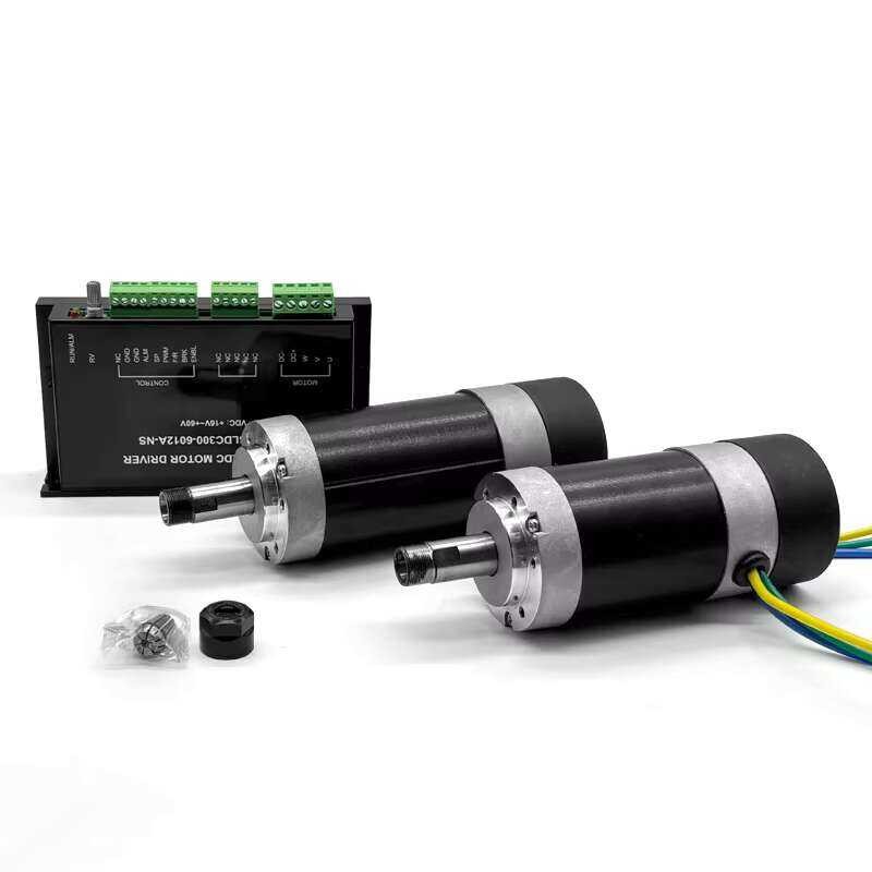 48V 500W 0.5Kw Er11 Cnc Brushless Dc Spindle BLDC Motor With Hall For ...