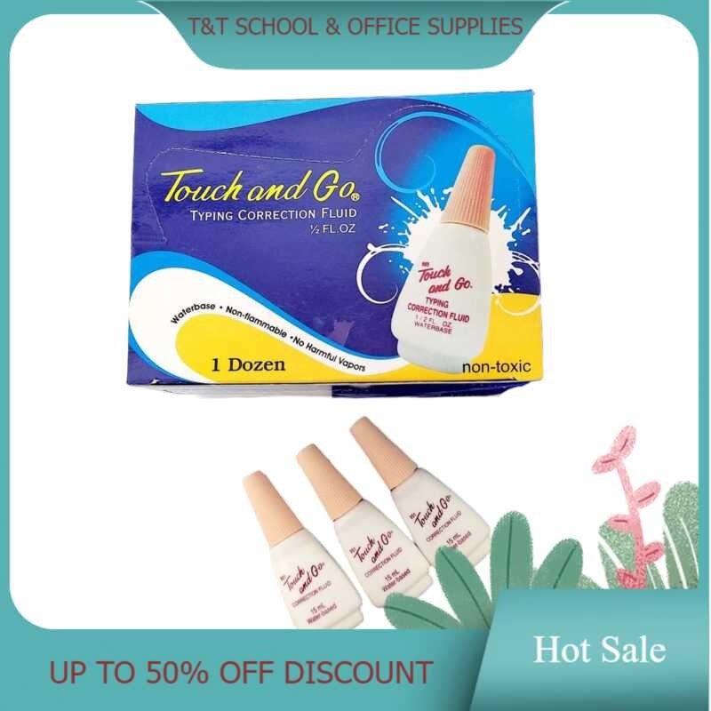 Correction Fluid Touch And Go Liquid Eraser 7b | Shopee Philippines