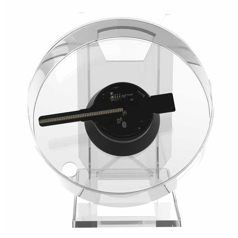 3D Fan Hologram Projector Desktop LED Sign Holographic Lamp Player ...