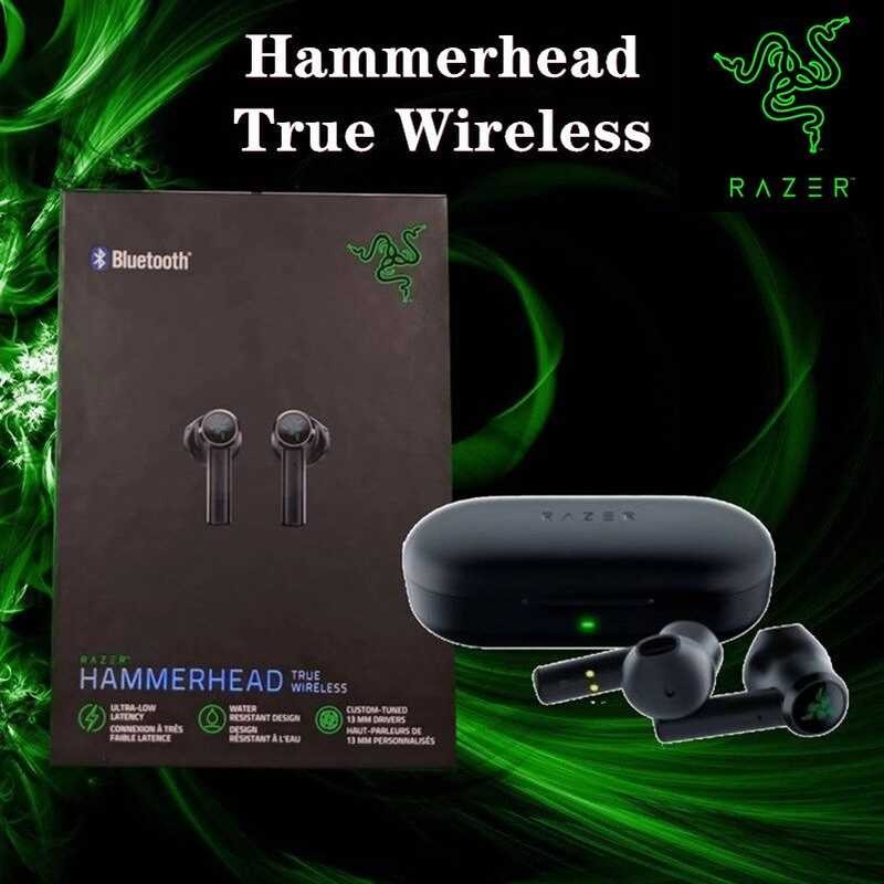 Razer Hammerhead Wireless Bluetooth TWS Earphones 3D Stereo Earbuds ...