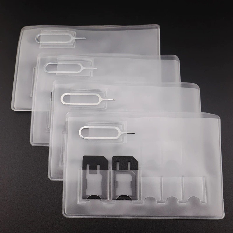 All-in-One SIM Card Holder Case with SIM Ejector - Secure Storage for ...
