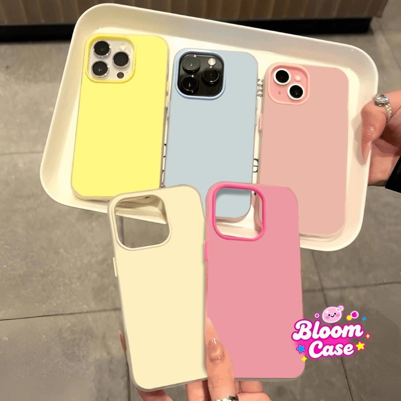 2 in 1 Original Macaroon Phone Case Casing for iPhone 17 11 16 15 14 13 ...