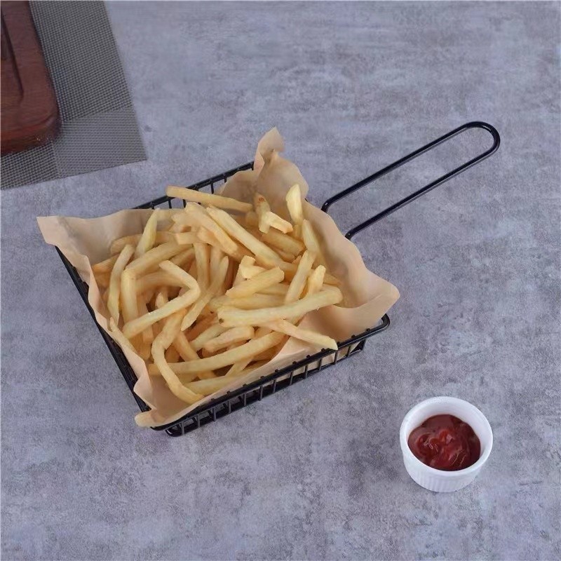 American Fries Basket French Fries Holder Sizzling Basket Food Tray ...