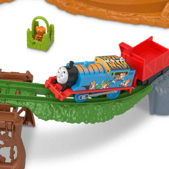 At Sodor Safari Tiger Adventure Playset, Motorized Track Thomas Friends ...