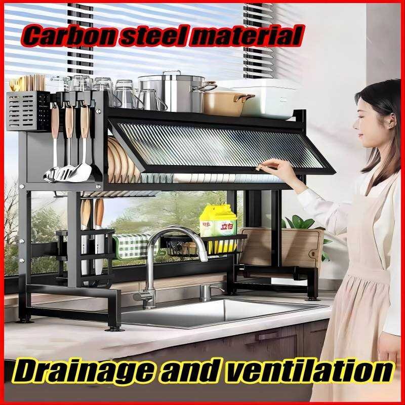 Sink Over Drainer Kitchen Organizer Nonslip Multipurpose Rack BIG Size