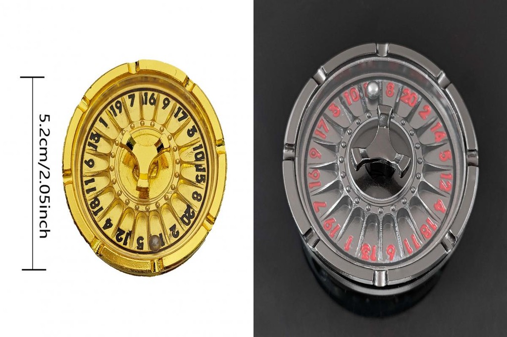 cowboy| Portable Dice Toy Metal Roulette Dice Vintage Dragon Metal Dice ...