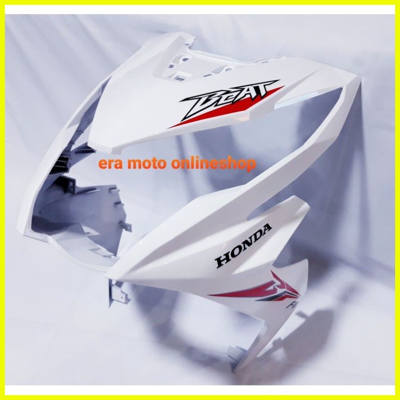 ஐ Honda Beat Fi V2 Front Cover Fairings WHITE (HONDA GENUINE ) | Shopee ...