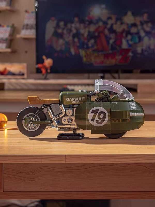 Bulma Capsule Motorcycle Son Goku Dragon Ball Anime Peripheral Assembly ...