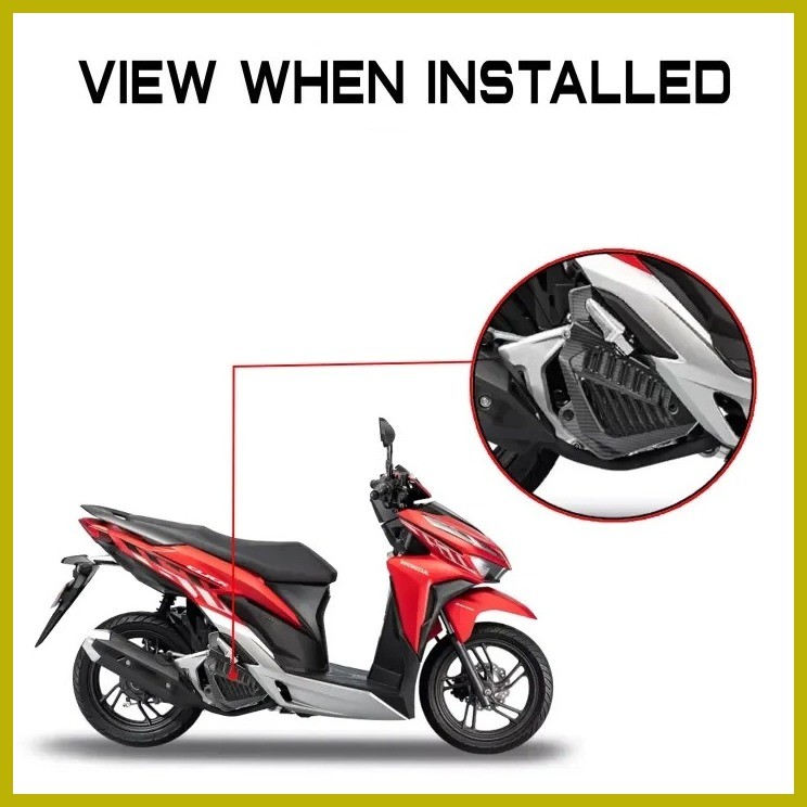 HONDA MOTORCYCLE RADIATOR COVER For Honda Click 125I /150 V2/V3 ...