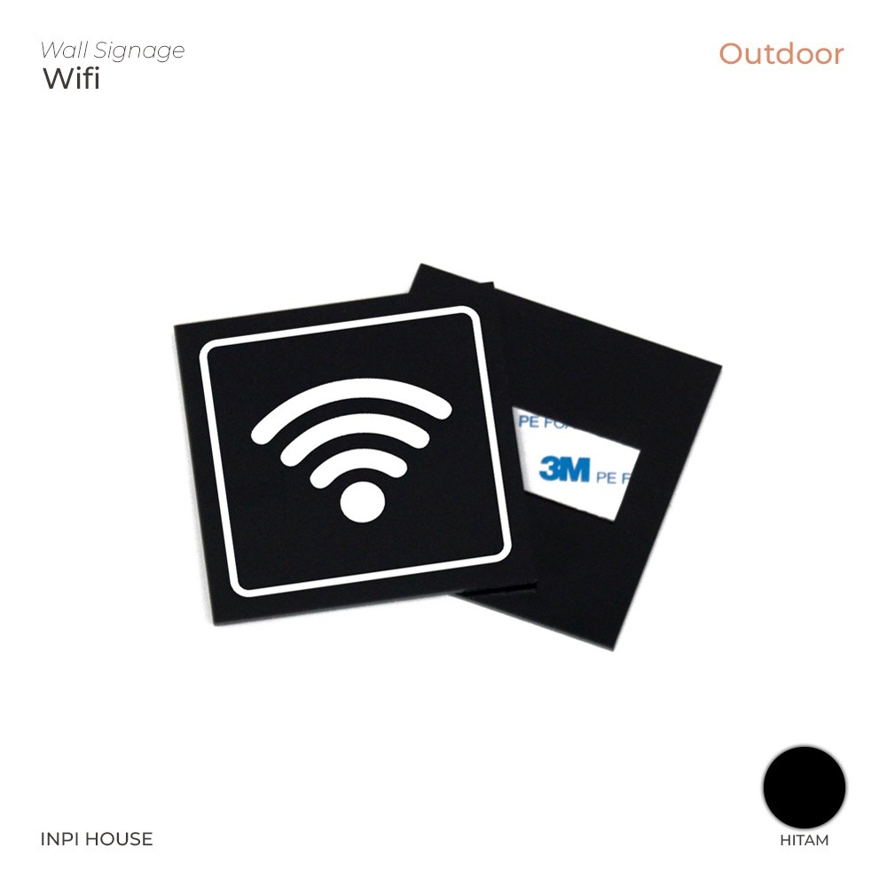 Wifi zone signage - wifi logo - acrylic board - wifi zone signage ...