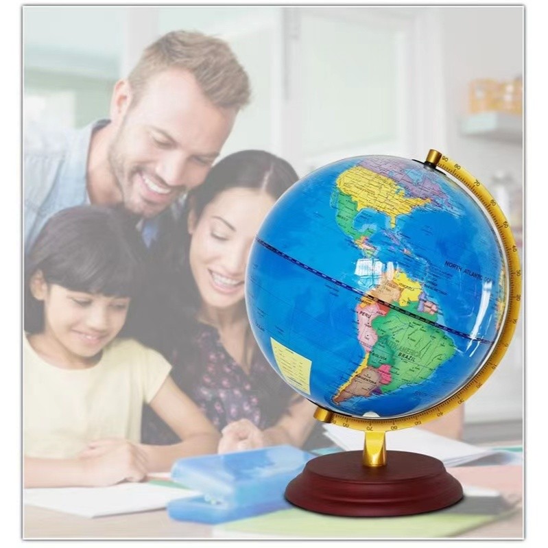 32cm LED Light World Earth Globe Map Geography Educational Toy Luminous ...
