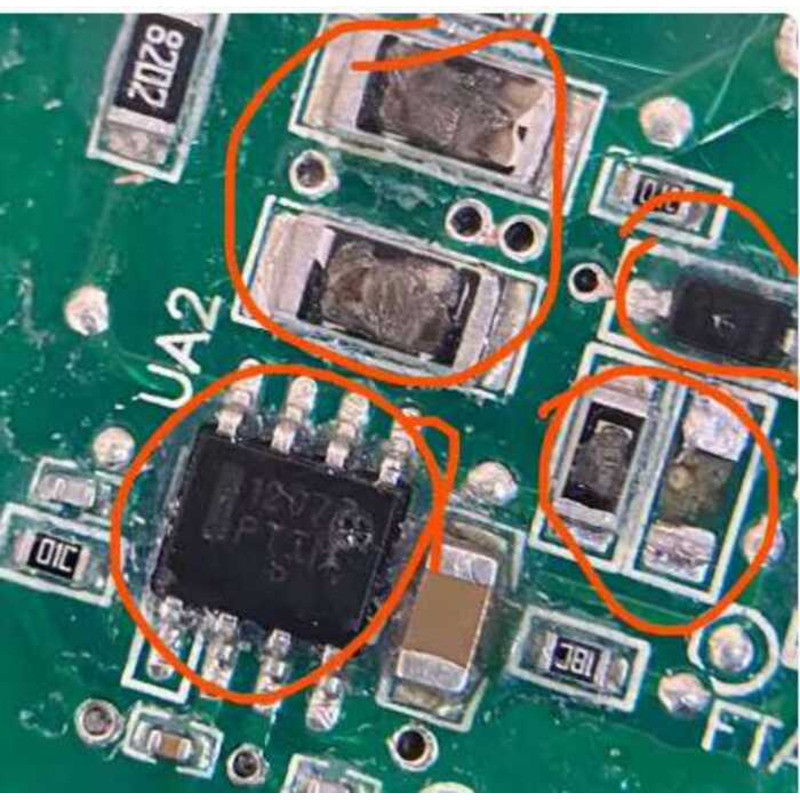 1207A A3 Diode 1R00 15R0 Tesla Charging Station Power Chip Resistor SMD ...