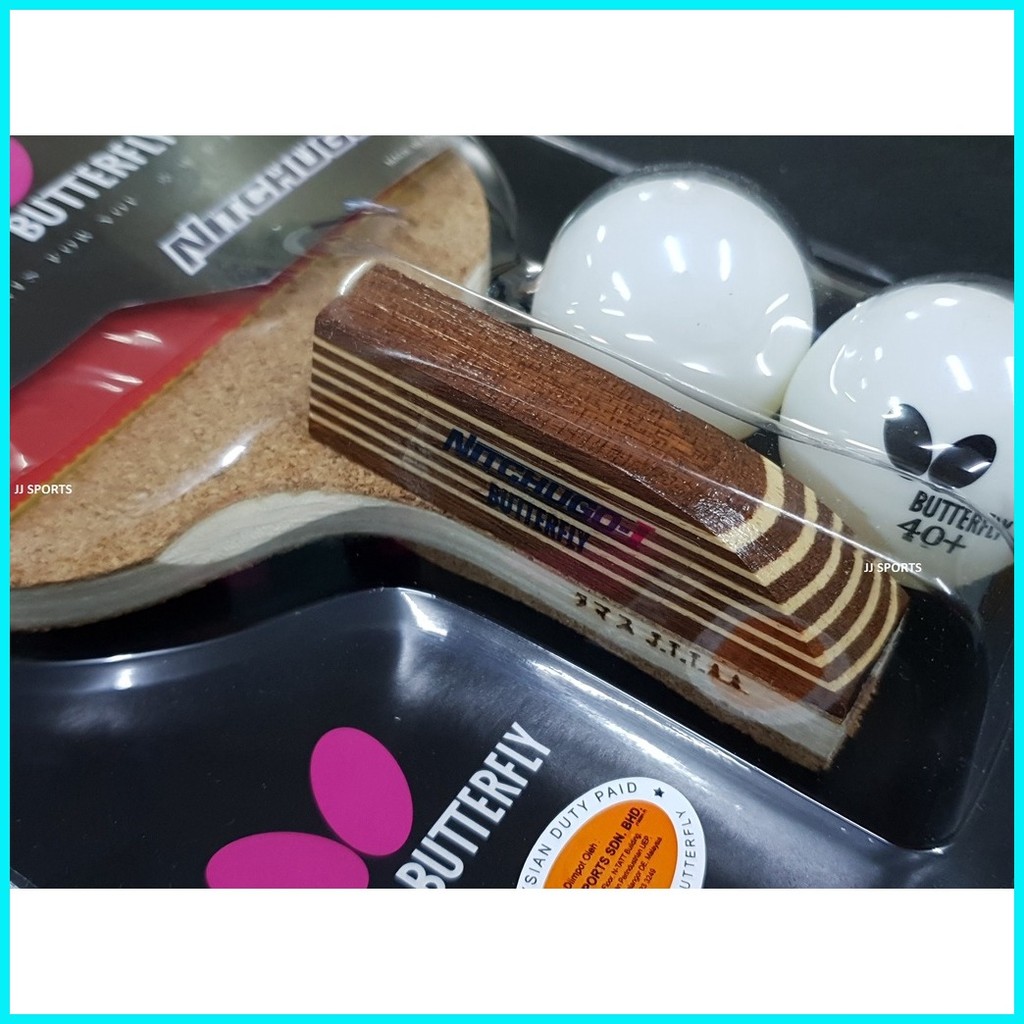 Butterfly Nitchugo-I Penhold Table Tennis Wood Racket Preassembled With ...