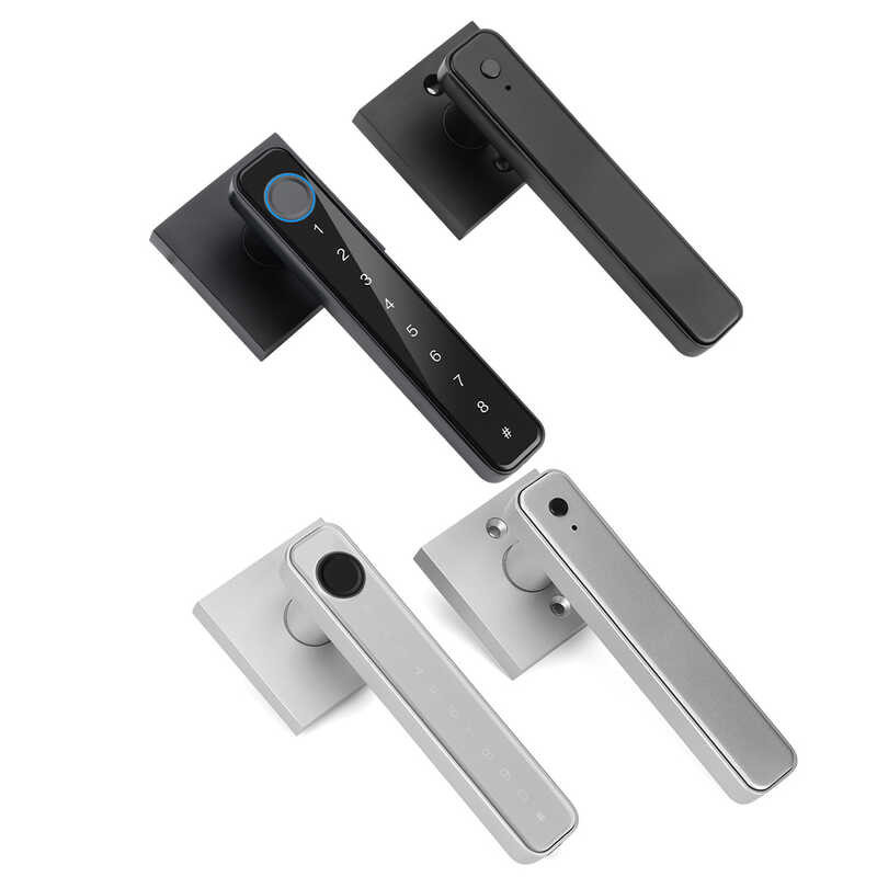 Lock Fingerprint Door Tuya/Ttlock Application Controls Smart Door Lock