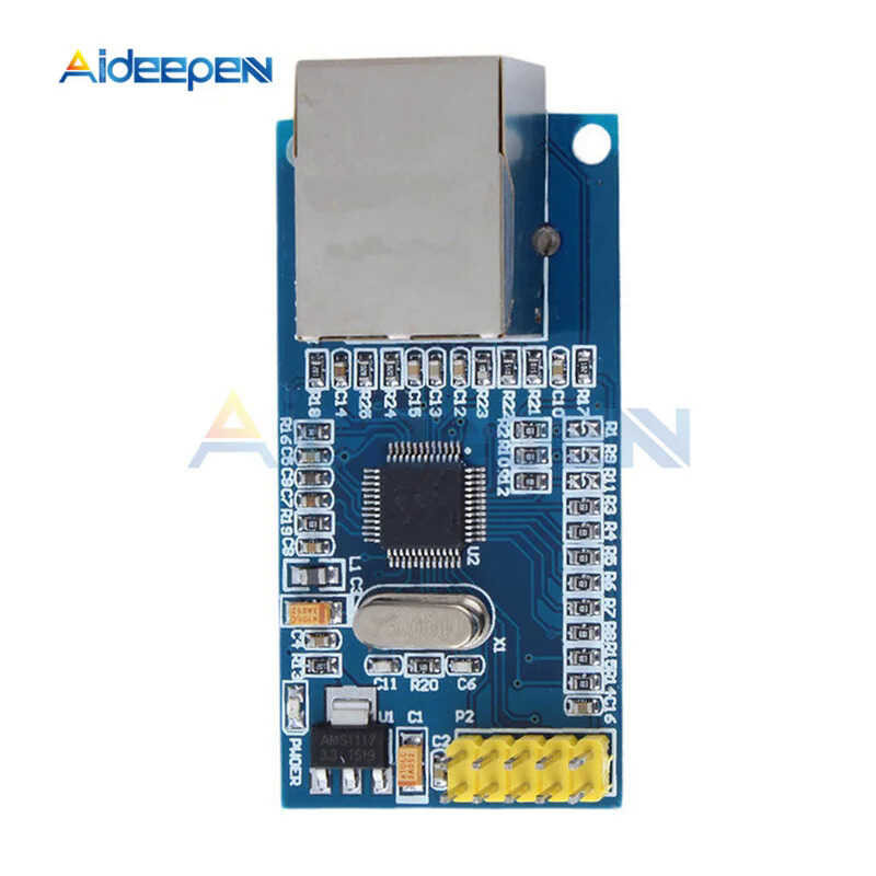 Network W5500 Ethernet Module Hardware TCP IP 51 Stm32 SPI 3.3V 5V IO ...