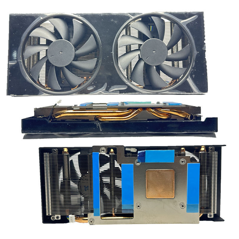 Brand New White Brand RX 5700XT Graphics Card Radiator 4 Copper Tube ...