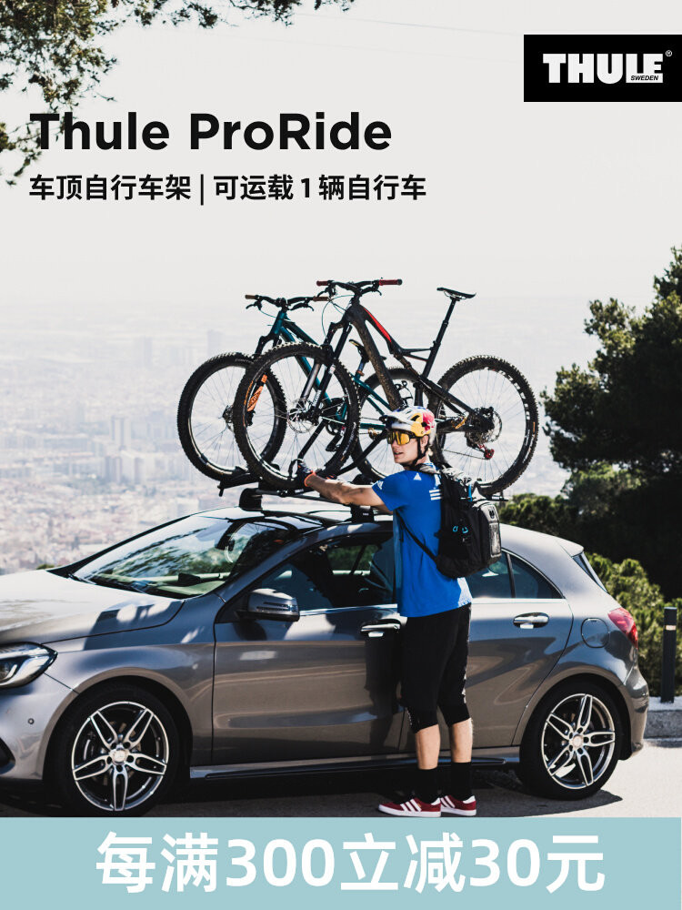 Sweden Thule ProRide 598 Aviation Aluminum Car Roof Bicycle Rack ...