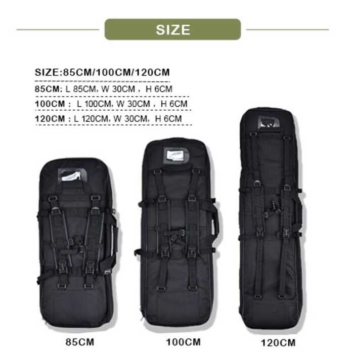 Ready 【 Stock】 85Cm 100Cm 120Cm Tactical Molle Nylon Gun Bag Rifle Case ...