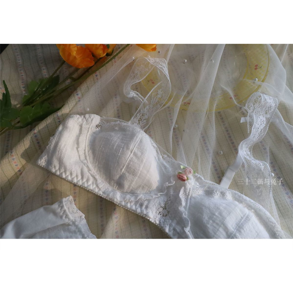 Girl Sweet Cute Princess Style Thin Small Breasts Gathering Sexy Lace