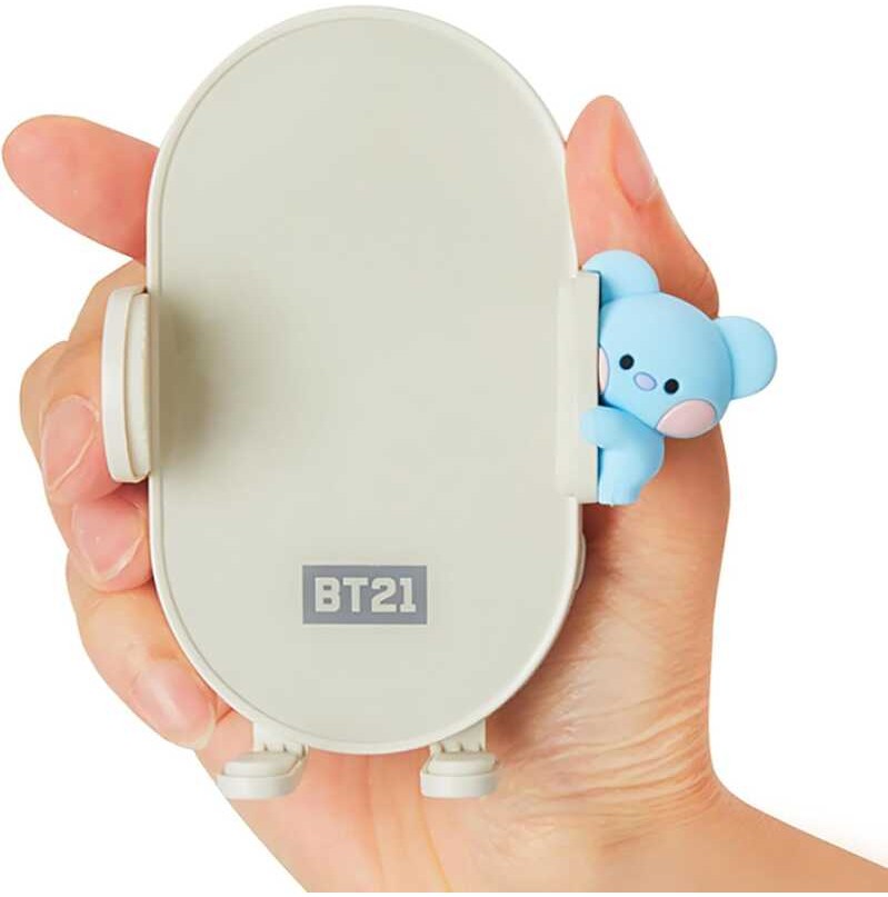 Fast KHVATEC BT21 Wireless Car Charger QI Mobile Phone Holder (Mini