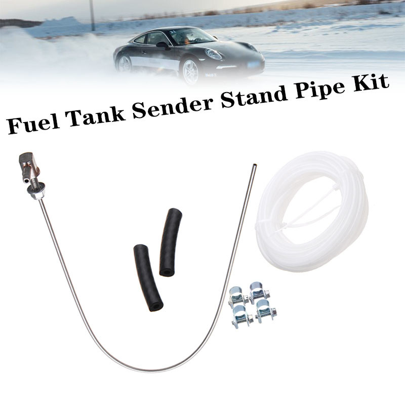Car Heater Fuel Stand Pipe Hose 45CM Gas Tank Pick up Clip Pipe Tube