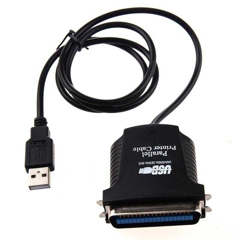 USB → Printer Parallel Port 36Pin Male Conversion Cable Black | Shopee ...