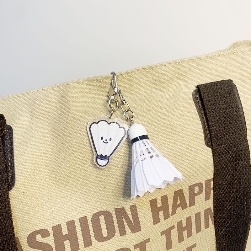 Best Friend Matching Keychains - Cute Badminton Racket Set, Sports ...