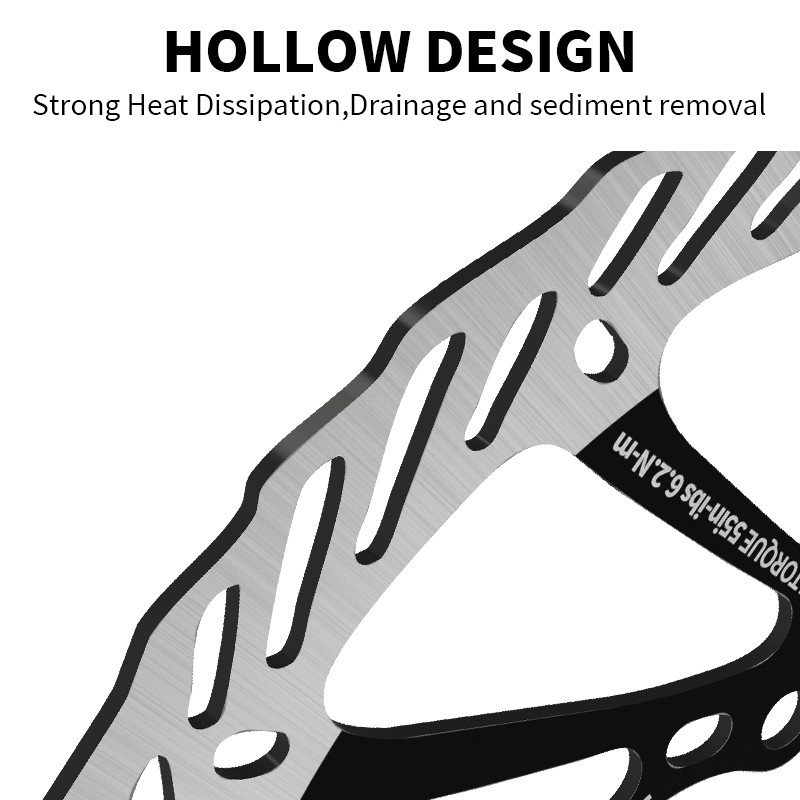 BUCKLOS 160mm Rotor 2pc 180mm Rotors Road Bike with Adapter Lightweight ...