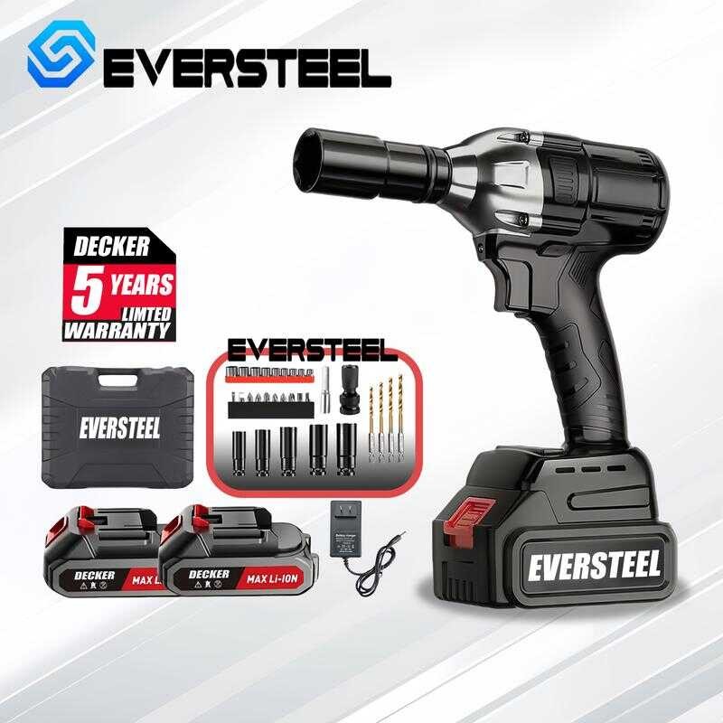 Mechcore Electric Impact Wrench Cordless Drive 1599Vf Rechargeable ...