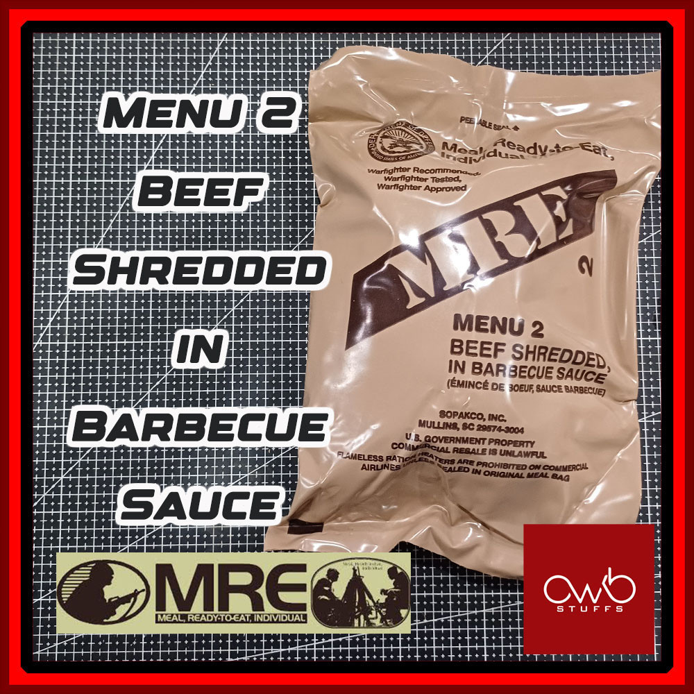 MRE 2023 Inspection Date USA Military Meals Ready to Eat - Case A Case ...