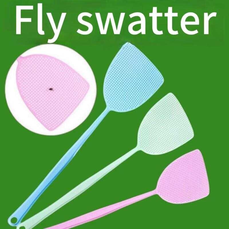 Long Handle Fly Swatter For Home Use, Mosquito Swatter, Manual ...