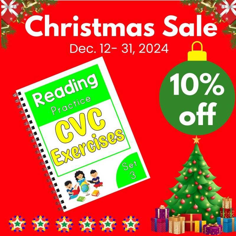 CVC Reading Practice Exercises Book | Shopee Philippines