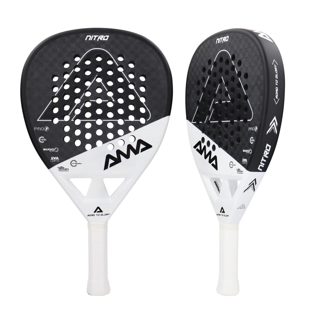 Amasport 12K Carbon Fiber Padel Racket,EVA Foam Core,Delivers ...