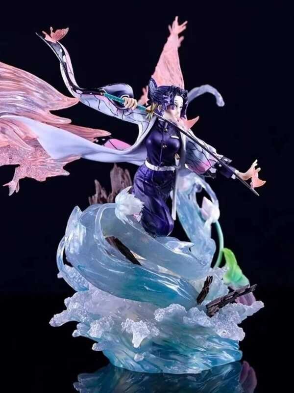 emon Anime Slayer GK Fantasy House Butterfly Ninja Double-Headed Statue ...