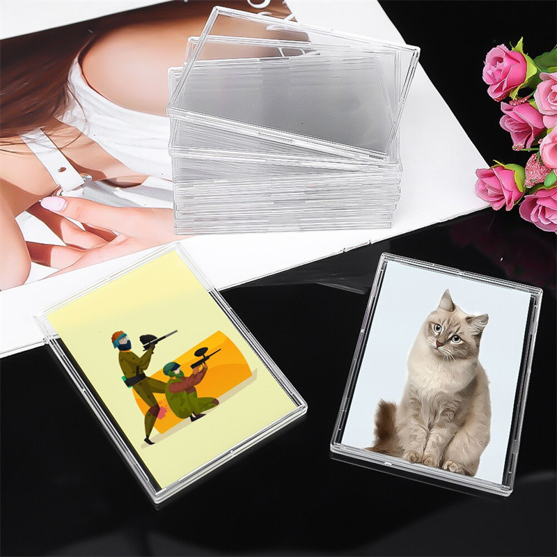 Hard PC Plastic Display Card Sleeves Case Transparent Cards Protector