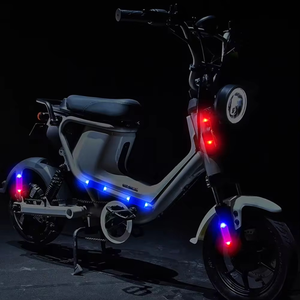 Car LED Warning Light Prevent Rearend Collision Solar Power LED Light