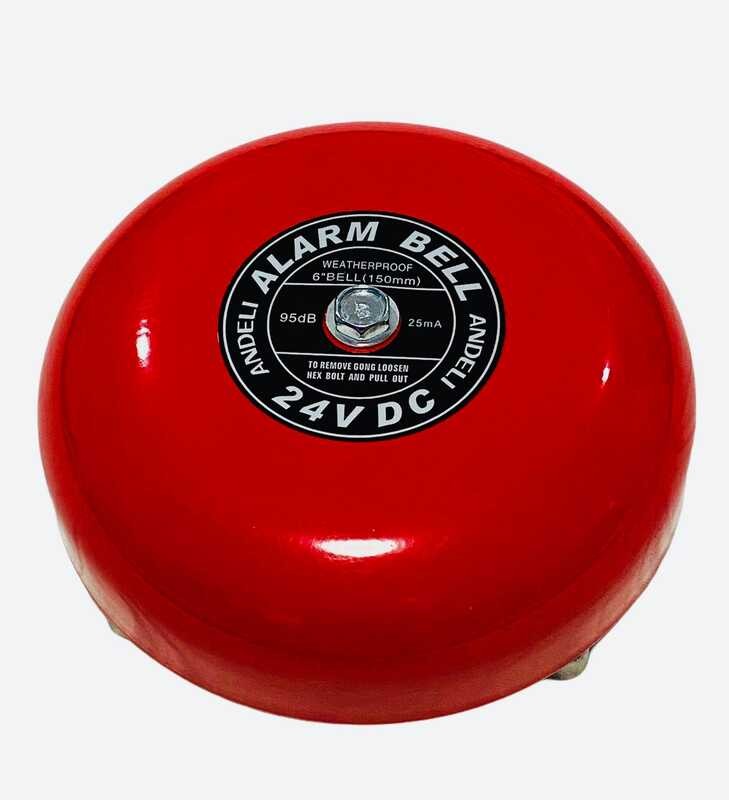 Proof Weather Fire Alarm Bell DC 24V 25Ma 95Db 150Mm 6
