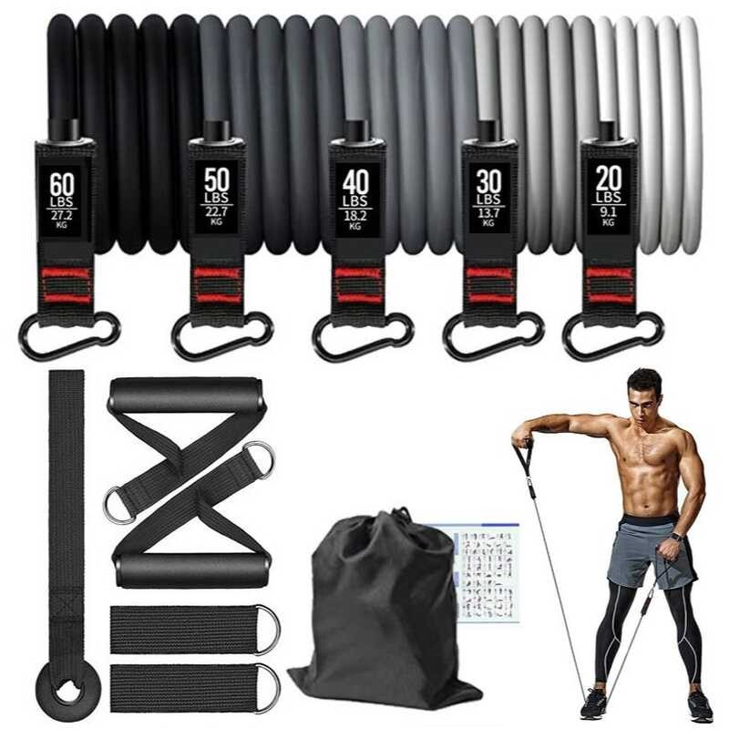 Gym Resistance LIBBB Chest Expansion Strength Training Tensioner Rally ...
