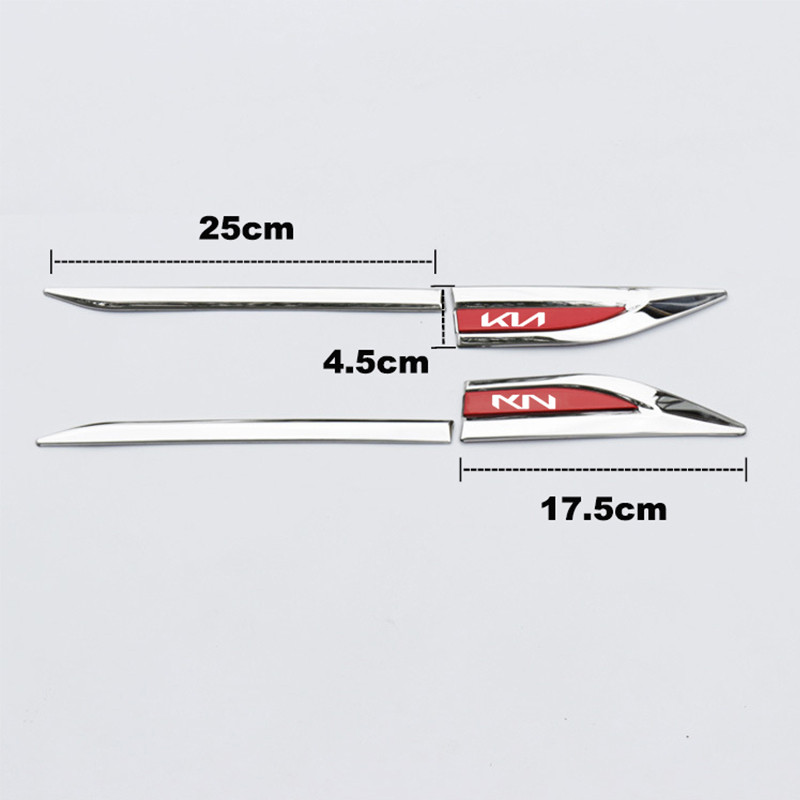 Geely Universal Car Door Fender 3D Metal Side Label Stickers Decorative ...
