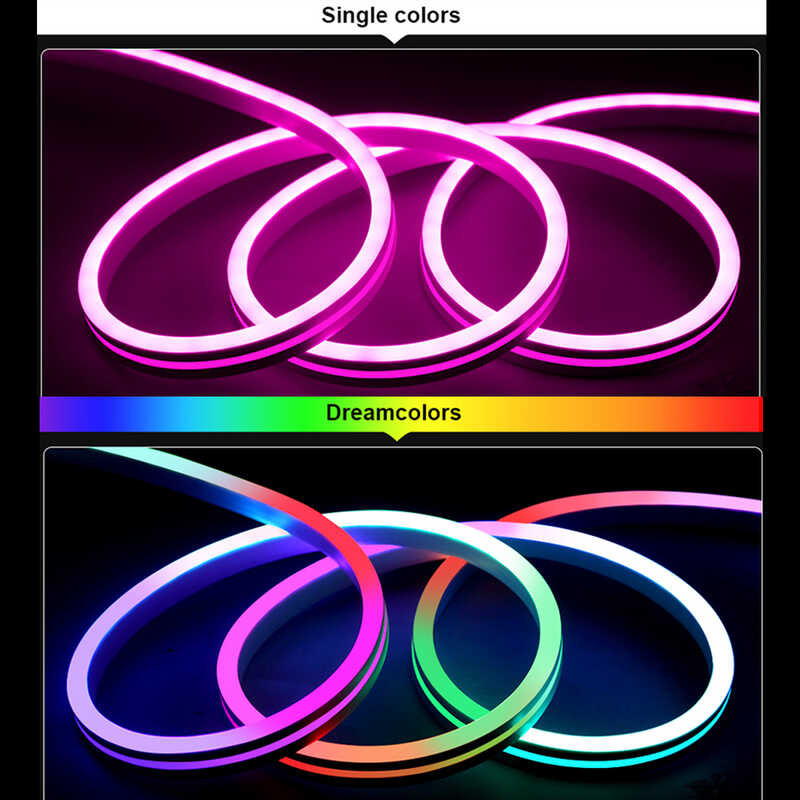 ☯ Smart RGBIC Led Neon Light DC 12V Dreamcolor Bluetooth Controller ...